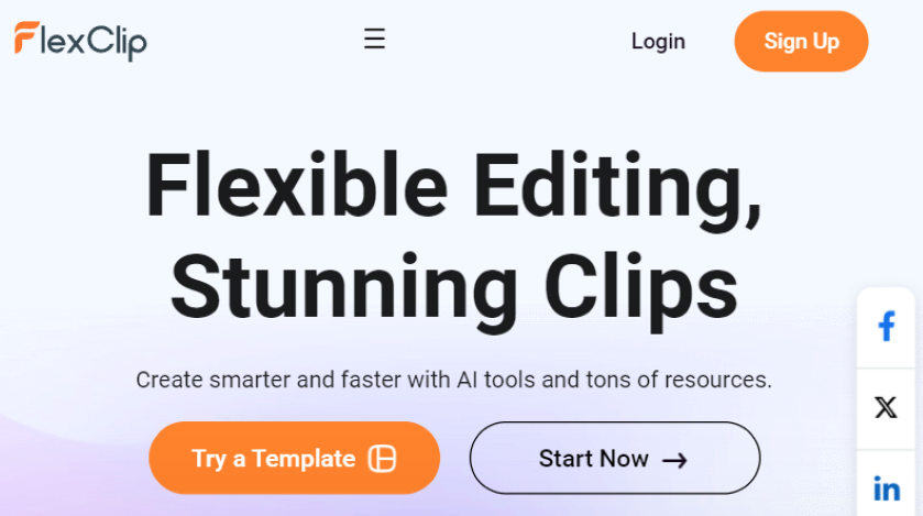 ai video maker-Flexclip