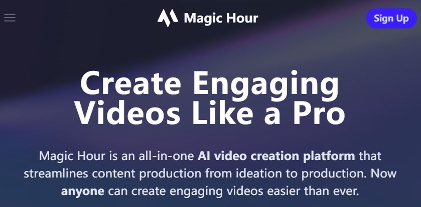 free ai video generator-Magic Hour